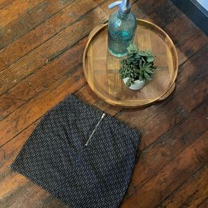 F21 H-Print Mini Skirt